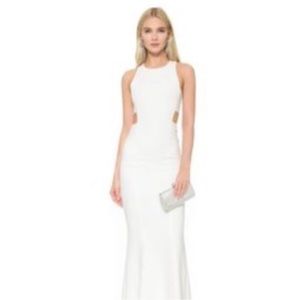 Elizabeth and James cutout white gown. Size 2.